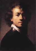 REMBRANDT Harmenszoon van Rijn Self-Portrait with Lace Collar Germany oil painting artist